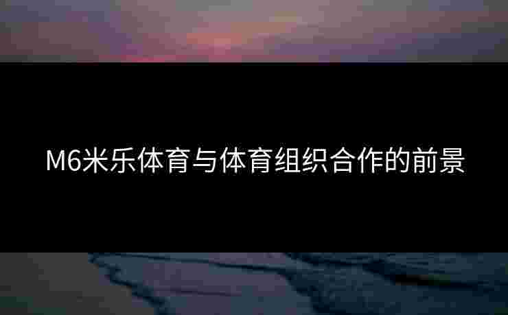 M6米乐体育与体育组织合作的前景 M6米乐体育与体育组织合作的前景