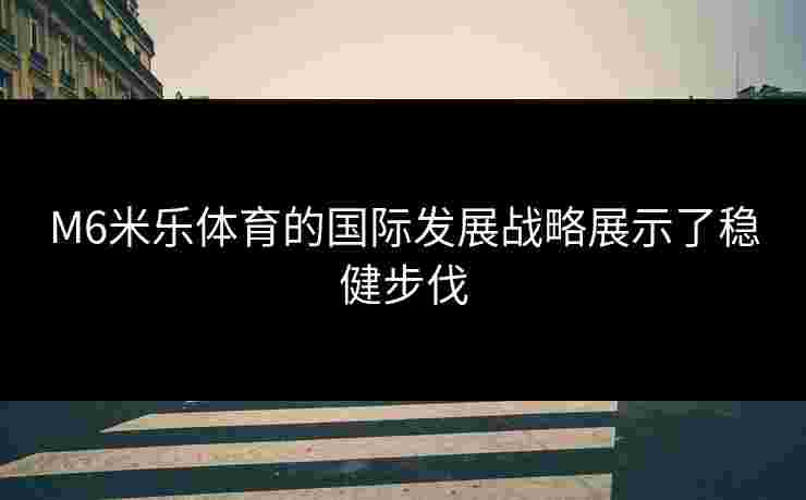 M6米乐体育的国际发展战略展示了稳健步伐