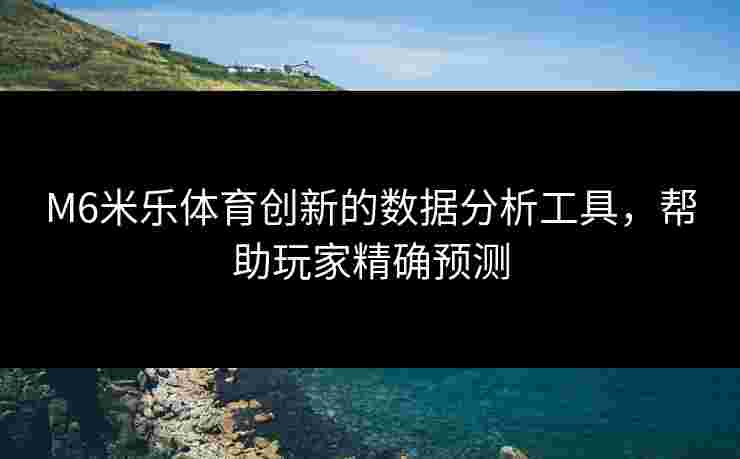 M6米乐体育创新的数据分析工具，帮助玩家精确预测