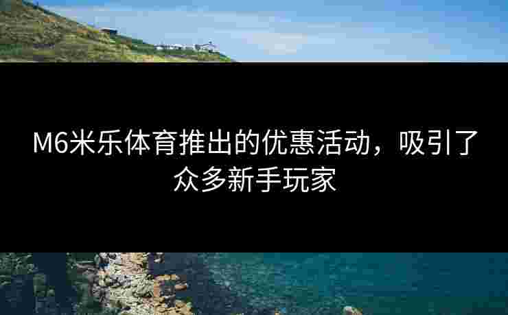 M6米乐体育推出的优惠活动，吸引了众多新手玩家